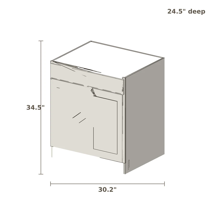 Sink Base in stock at Cascade Cabinets in Fort Wayne