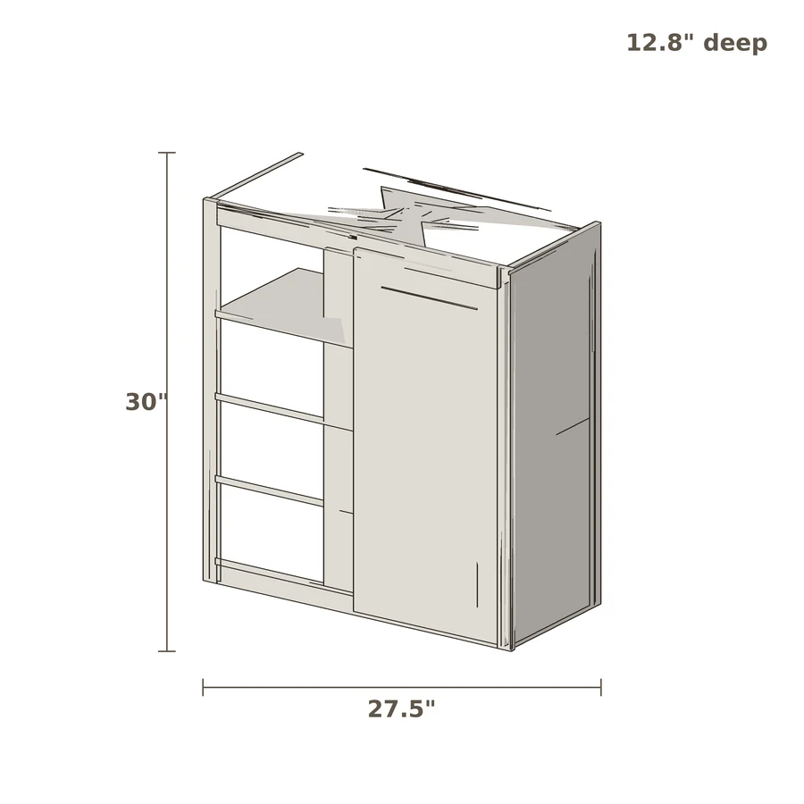 Wall Blind Corner 12D in stock at Cascade Cabinets in Fort Wayne
