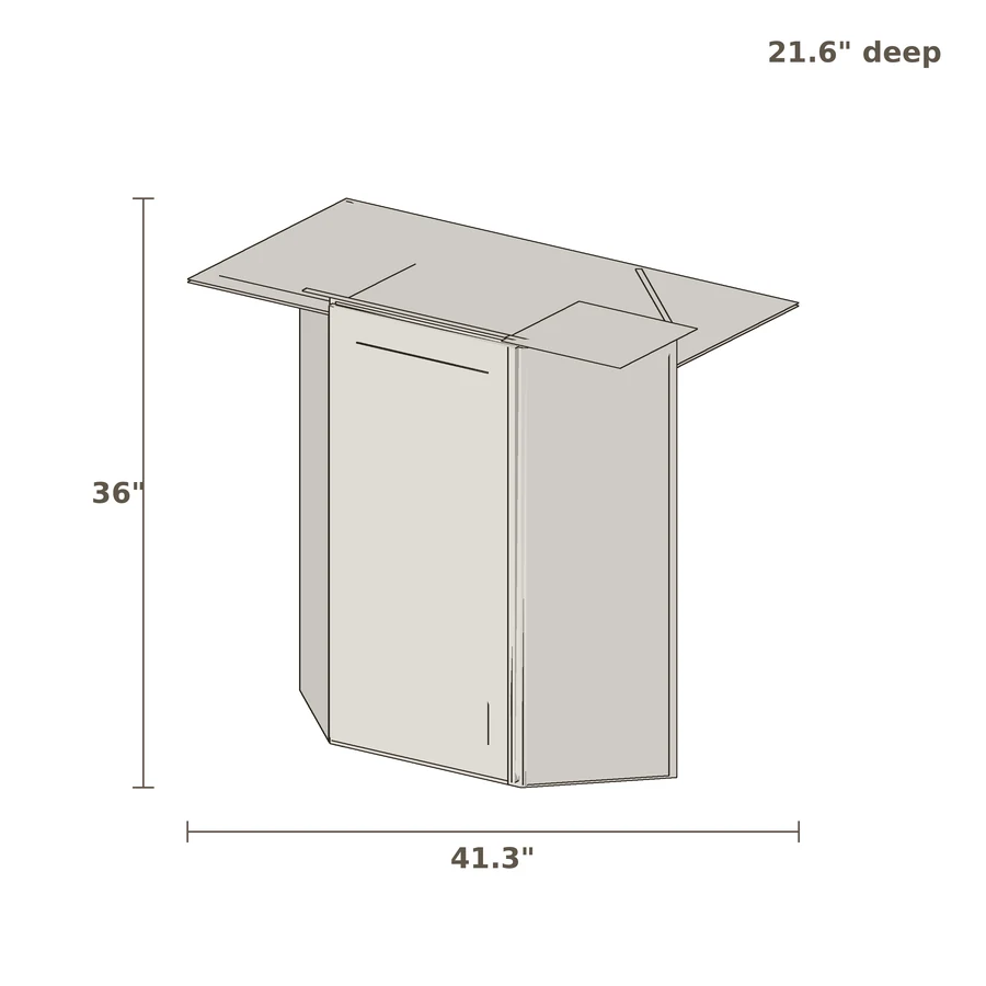 Wall Diagonal Corner in stock at Cascade Cabinets in Fort Wayne