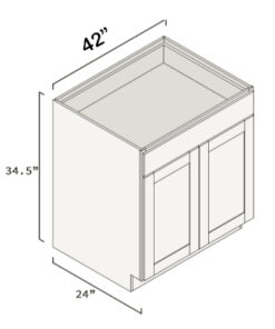 Base Double Door Cabinet B42